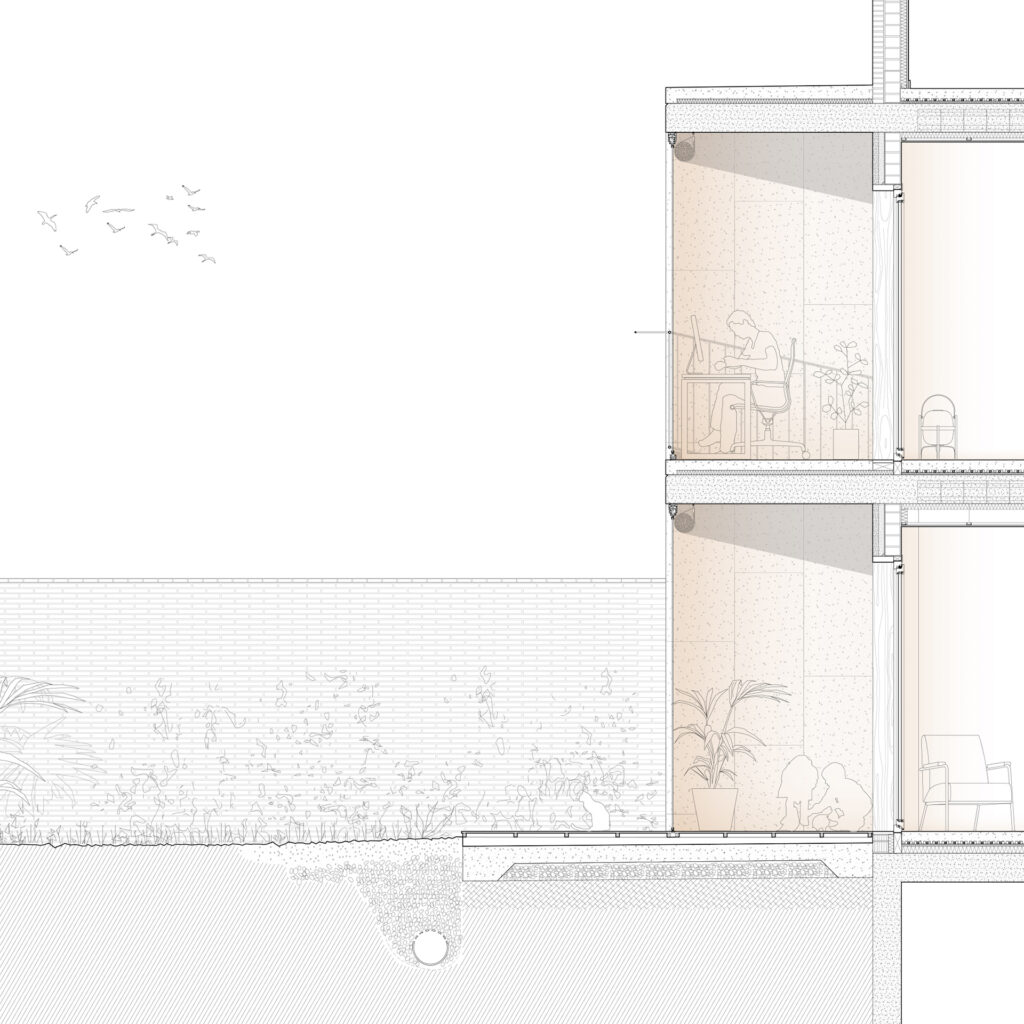 Detail winter section