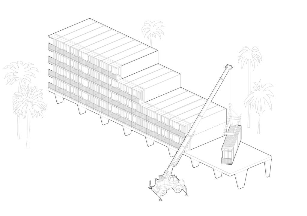 Axonometric assembly