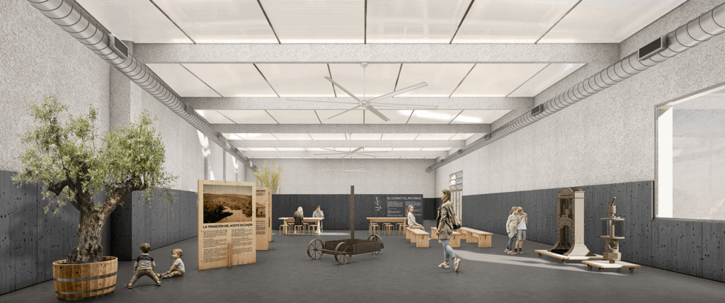 Visual Sala Río Cinca ocupada de Anvar Studio